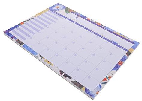 HONMEET Wochenplaner Notizblock Englische Version Planbuch Notizblock Schulplanungsblock