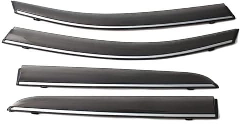XFANGNB Deflecteur Vitre Voiture pour Benz ML 2012-2015, Déflecteurs d'air Fenêtre Latérale Avant ArrièRe Pare-Pluie Coupe-Vent Accessoires