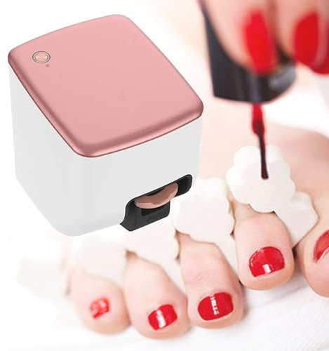 3D Digital Nail Art Printer, Portable Automatic Nails Painting Machine, Desktop Smart DIY Pattern Manicure Color Drawing Maker, Automatically Identify Manicure Size, Home Salon Equipment
