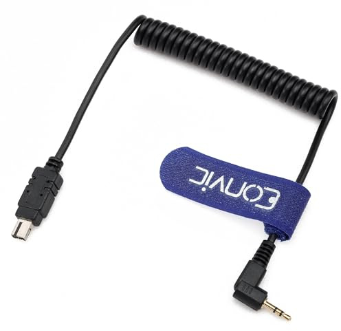 Eonvic 2.5mm to N3 Camera Remote Control Shutter Release Cable for Nikon Z6/Z7/DF/D7500/D7200/D7100/D7000/D750/D5600/D5500/ D5300/D5200/D5100/D5000/D610/D600
