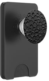 Black PopSockets PopWallet for MagSafe