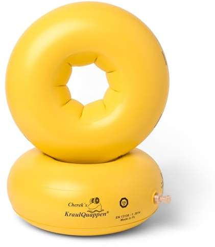 Cherek’s KraulQuappen Manguitos de natación para Adultos hasta 90 kg - Ayuda de flotación para Nadadores, Personas Mayores y aquaterapia - Manguitos para Aprender a Nadar