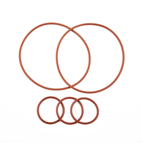 JoyousMall 5er-Pack Silikon-O-Ring-Riemen-Set für Neato für Botvac D75/D80/D85 & 65/70e/75/80/85 Lidar und Seitenbürsten-Ersatz