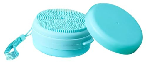 Scrubber Doccia Silicone - Silicone Bagno Spazzola, Massaggiatore | Spazzola Doccia Morbida Per Esfoliazione Per La Pulizia Quotidiana Per Pulizia Del Corpo In SiliconeSpugna E Portasapone,