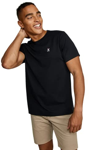 Psycho Bunny Men's Classic V-Neck Tee (Pack of 1)