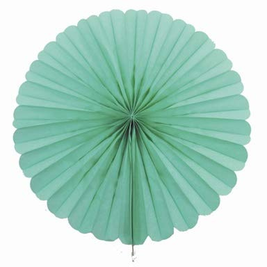 Creativery 1 Papierfächer 20cm (mintgrün/Mint 513) / Deko Papier Fächer Rosetten Blumen Raumdeko Papierrosetten Hängedeko