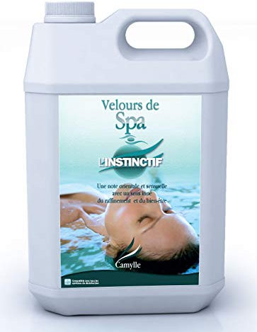 Camylle - Velours de Spa L'Instinctif - Fragrance à base d'Huiles Essentielles 100% Pures et Naturelles pour Spa - Avec un parfum Langoureux et Oriental - 5000ml