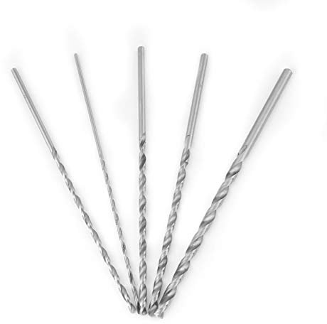 Handbohrer, HSS Spiralbohrer, 5 Stück HSS Metallbohrer-Satz, 2mm/ 3mm/ 3,5 mm/ 4mm/ 5mm