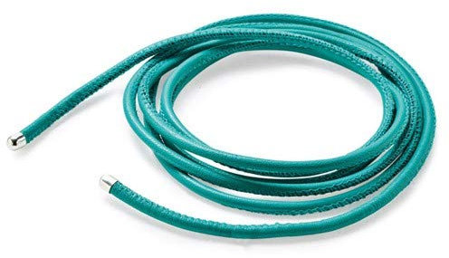 Heartbreaker by Drachenfels Lederband Türkis 120cm mit Endkappen 925-/Silber HB-LD