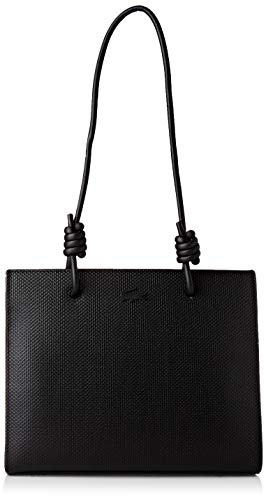 Lacoste NF3217, Sac à Main Femme, Noir, Taille Unique