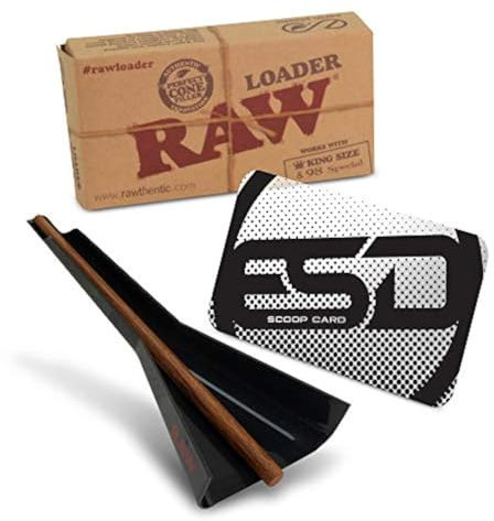 RAW Sistema per riempire coni, compatibile con cartine prearrotolate King e 98 Special | Accessorio semplice ed efficiente il caricamento del cono, perfettamente