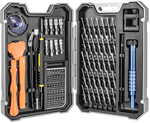 Kit Tournevis de Précision Magnétique 54 en 1, Tournevis Outils de Réparation Pour Portable, Ordinateur, Lunettes, Laptop, Appareil