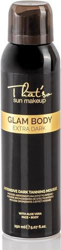 That'So That'So Glam Body Mousse Extra Dark 150Ml - Intensiver Selbstbräuner für den Körper - Natürliche Bronzing Lasting Tan -150 ml
