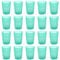 Engelland - 20 x Plastikbecher, Trinkbecher, Hell-Grün, Frostoptik, 250 ml, mit Eichstrich, bruchfest, stapelbar, Mehrweg, Kunststoff, wiederverwendbar, Party-Becher, Trink-Glas