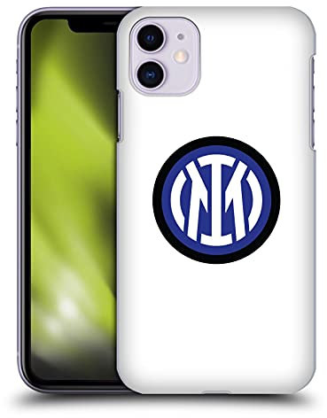 Head Case Designs Offizielle Inter Milan Logo Auf Weiss Abzeichen Harte Rueckseiten Handyhülle Hülle Huelle kompatibel mit Apple iPhone 11