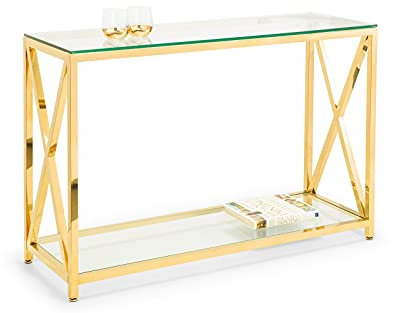 Julian Bowen Miami Konsolentisch, Gold