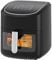 Melchioni Family | Friggitrice ad Aria GAIA, Capacità 8L / 2,5kg, Display Touch Screen, Timer 1/60 minuti, 13 Programmi Preimpostati, 50-200°C, Contenitore Antiaderente, 1800 W, Colore Nero