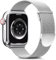 Higgs Armband Kompatibel mit Apple Watch Ultra/Ultra 2 Armband 49mm 46mm 45mm 44mm 42mm Damen/Herren, Magnetisch Einstellbar Armbänder für iWatch SE Series 10 9 8 7 6 5 4 3 2 1, Silber Edelstahl