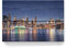 artboxONE Holzbild 30x20 cm Städte Erleuchtetes New York von Künstler Manjik