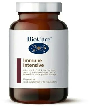 BioCare Immune Intensive, 70g | High Strength Powder with Vitamins A, C, D, Zinc & Magnesium, For Energy & Immune Support