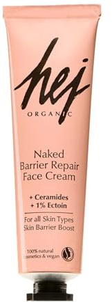 HEJ ORGANIC Naked Barrier Repair Cream (30 ml) - Feuchtigkeitspflege | für jeden Hauttyp, Schützt die Haut vor Umwelteinflüssen, Skincare mit Ceramide & Ectoin Naturkosmetik, 100% vegan