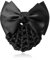 GZNB Moño fácil, Pinza para el Pelo con Lazo y Red, para Pelo de Ballet, para Mujeres y Niñas, Negro, Clásico, 1 unidad