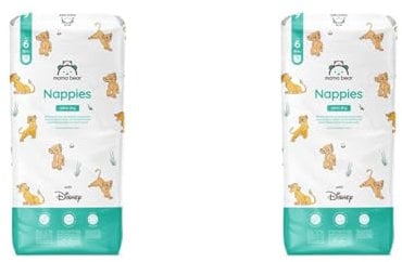 Amazon-Marke: Mama Bear Disney Ultra Dry Windeln Größe 6 (15+ kg), Weiß, 70 Stück (1-er Pack) (Packung mit 2)