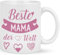 Diztoud Mama Tasse mit Spruch Beste Mama der Welt, Geschenk Muttertag, Mutter Geschenk, Geschenke zum Muttertag, Muttertagsgeschenke, Geburtstagsgeschenk, Weihnachtsgeschenke, 325ml Kaffeetasse, Weiß