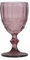 Lot de 6 verres à vin 'Vintage' 260 ml Ø8 x 15,5 cm Lavande Verre