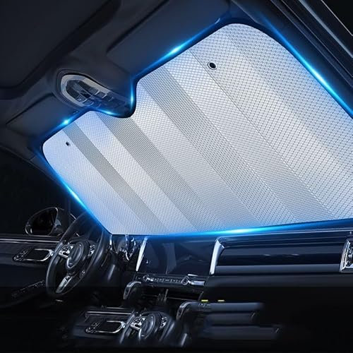 VIYOLI Coche Parasol Parabrisas, para Citroen C1 C2 C3 C4 C5 C6 C8 C4L DS3 DS4 DS5LS DS6 UV Aislamiento Térmico Coche Delantero Protector Interior del Coche