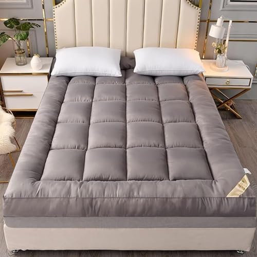 ALEPXS Japanische Tatami-Matratzenauflage Volle Größe Futonmatte faltbar rutschfeste Unterseite Gesteppte Dicke Bodenmatratze für Outdoor Indoor Camping Gast Auto (Size : 180 * 200cm)