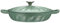 Enameled Cast Iron Dutch Oven, 3.8 Quart Dutch Oven Pot with Handles, Cast Iron Braiser Pan with Lid, Non Stick Shallow Dutch Oven Pot (3.8QT Green)