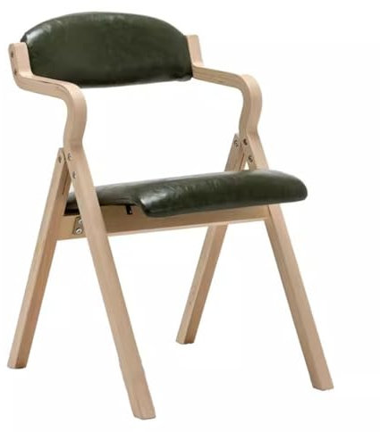 Klappbarer Strandstuhl aus Holz, Faltbare Esszimmerstühle, Abnehmbarer Bezug, gepolsterter stapelbarer einzelner bequemer Holzstuhl für Heimbüro-Hochzeitsveranstaltungen im Innenbereich (Far