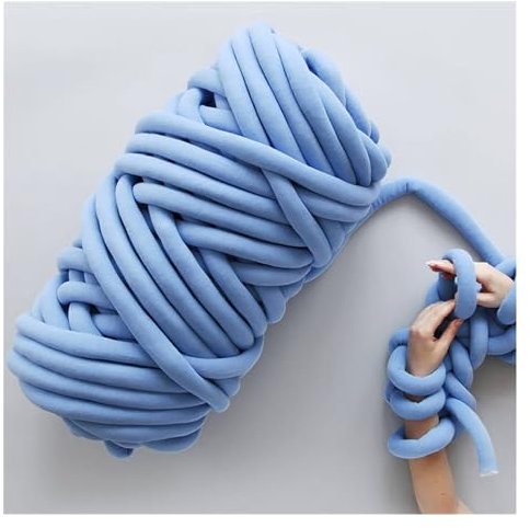 LHSJYG Dicke Wolle Zum Häkeln Manuelle gewebte Decke Kerngarn Runde Tuch Groblinie Stricken DIY Handgestrickte Garn Home Anti Cold(3)