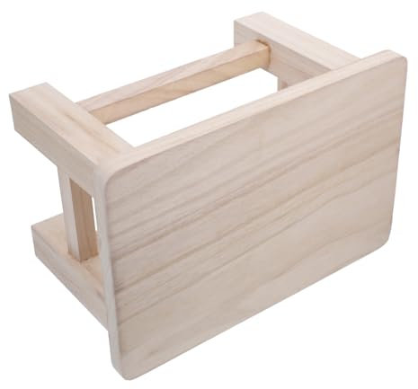 Cabilock De Madera para Cambiar Zapatos Bajo Multifuncional Pequeño y Ligero para Hogar y Dormitorios Diseño Seguro con Redondeados