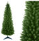 Albero di Natale Verde Slim Salva Spazio 240 cm PVC Ignifugo con Apertura Rapida ad ombrello 664 cime d86 di ingombro