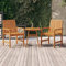 Juroupi Garten-Essstühle 2 STK. Balkonstuhl GartenstüHle Gartensessel Outdoor Sitzgruppe Garten Massivholz Akazie - 362227