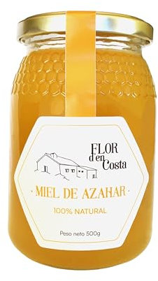 FLOR d'en Costa - Miel cruda de Azahar - Origen: España - Cosecha propia - 500g