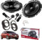 Kit Casse Altoparlanti per Fiat Bravo II dal 2007 Pioneer Ts-g170C Anteriori Front Set 2 woofer 2 tweeter + Adattatori 1Cp Anelli+1Cp Connettori (no plug and play)