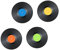 Holibanna 4Stücke Vinyl Schallplatten Wandaufkleber Abnehmbare Wandtattoos für Retro Dekoration für Wohnzimmer Schlafzimmer und Cafés Vintage Wanddeko für Musikliebhaber