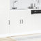 HOMTAKIE Mueble bajo para fregadero Kalmar blanco 80x46x81,5cm Madera de ingeniería