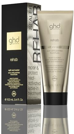 ghd Rehab Split End Sealer, Heat-Activated Leave-In Split End Treatment To Repair & Protect - 100ml