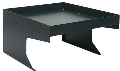 PROREGAL Mähroboter-Garage mit Pflanzkasten HxBxT 37x60x70cm Metall Grün Dach Unterstand für Rasenmäher universal