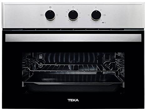 Teka HBC 535 - Horno Compacto Convencional, con Tecnología HydroClean ECO, Horno 45 cm, Horno Inox