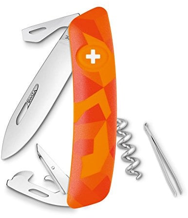 SWIZA C03 Couteau Suisse Multifonctions, Orange, 16.8