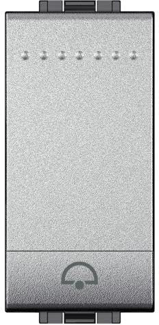 Pulsador 10A campana iluminable1 móduloBTICINO Livinglight NT4042NTech