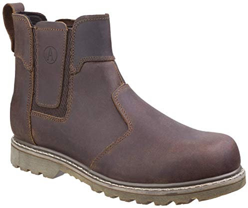 Amblers Safety Abingdon Mens Boot - Brown Crazy Horse Leather 4 UK