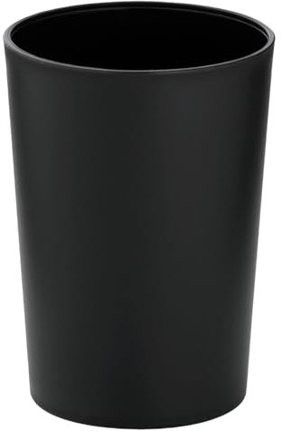 kela Zahnputzbecher - H 11 cm - Schwarz - Kunststoff