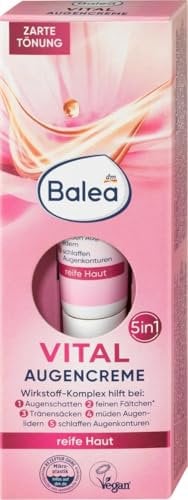 Balea VITAL 5in1 Anti-Müdigkeits-Augencreme, 1 x 15 ml