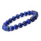 Unique Gems Chakra Lapislazuli Armband für Damen und Herren Perlenarmband 8mm Naturstein Perlen Kugelarmband Heilsteine Yoga Meditation (15cm bis 18cm)